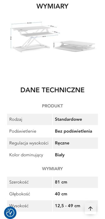 Konwerter biurkowy Sense7 biały
