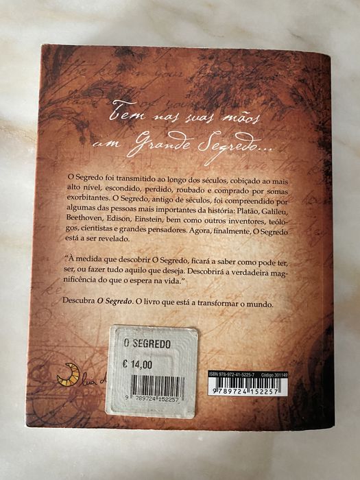 Livro “O segredo”