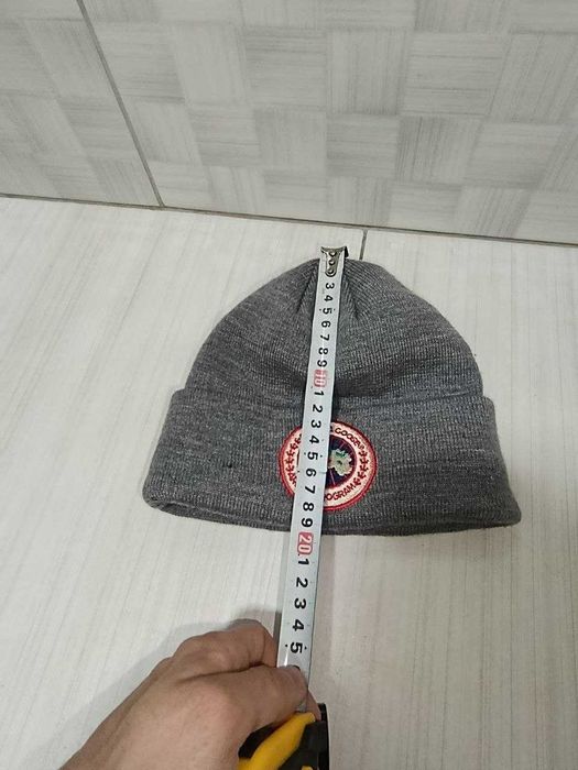 шапка-бини Canada Goose серая оригинал