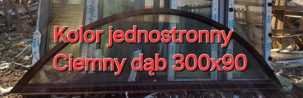 Okno Ciemny dąb 231x145