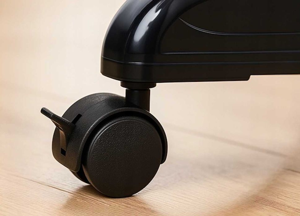 Duża Mocna Suszarka Na Pranie Składana Pionowa Stojąca Czarna Biała