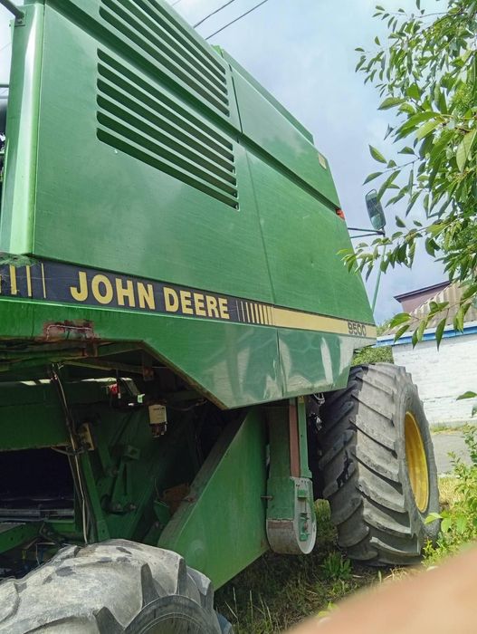 Комбайн Джон Дір 9500, JOHN DEERE, з жаткою ФЛЕКС 925, візком, 1997 р.