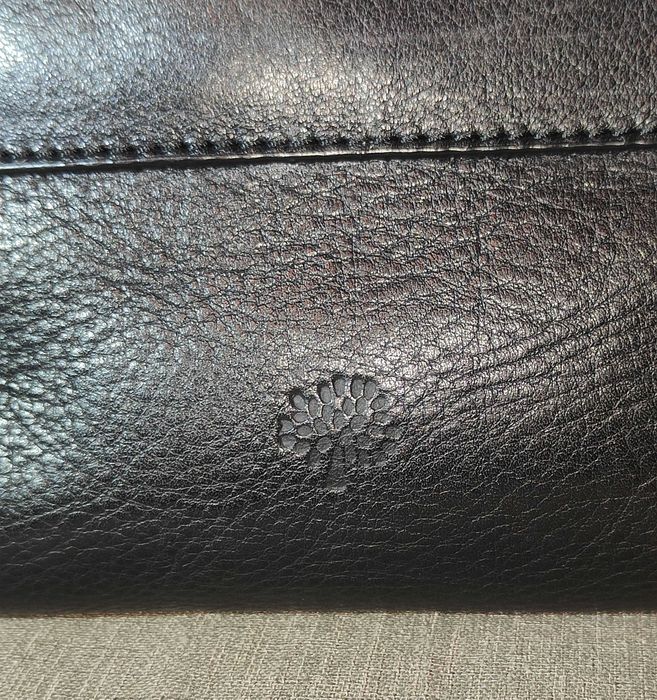 Skórzana czarna torebka listonoszka na ramię uniseks