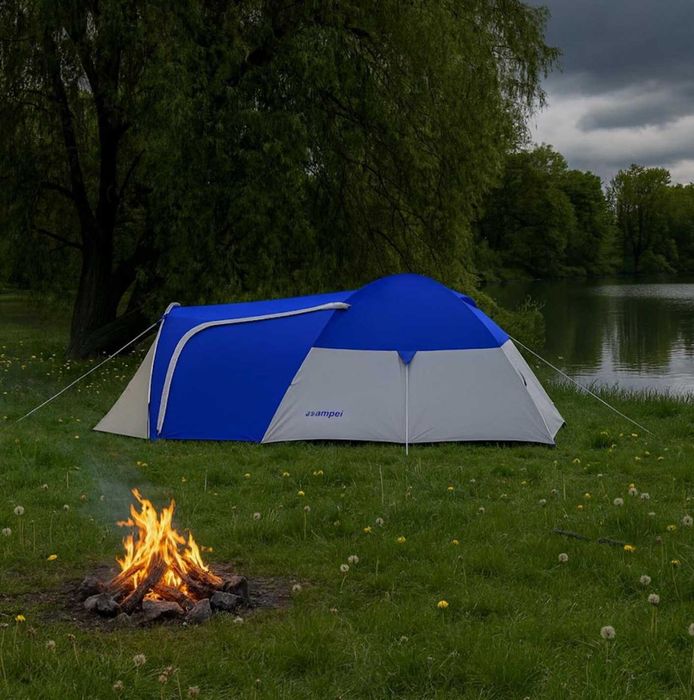 Namiot Wodoodporny Turystyczny Kempingowy Wodoodporny 3 osobowy Mocny