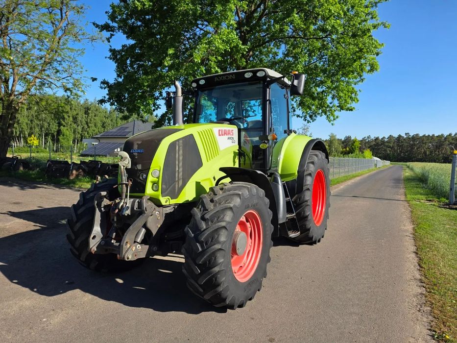 Claas Axion 810  przedni TUZ, resorowana oś i kabina  oryginał nie malowany sprowadzony