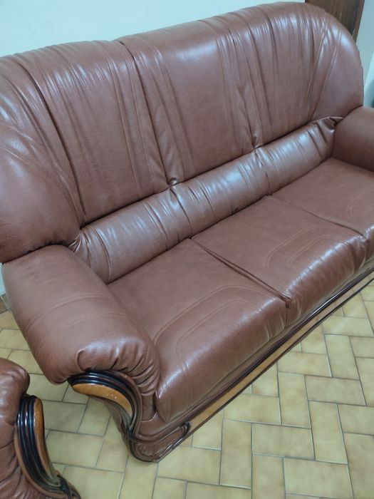 Sofá 3 lugares mais poltrona