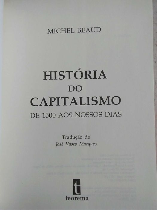 História do Capitalismo