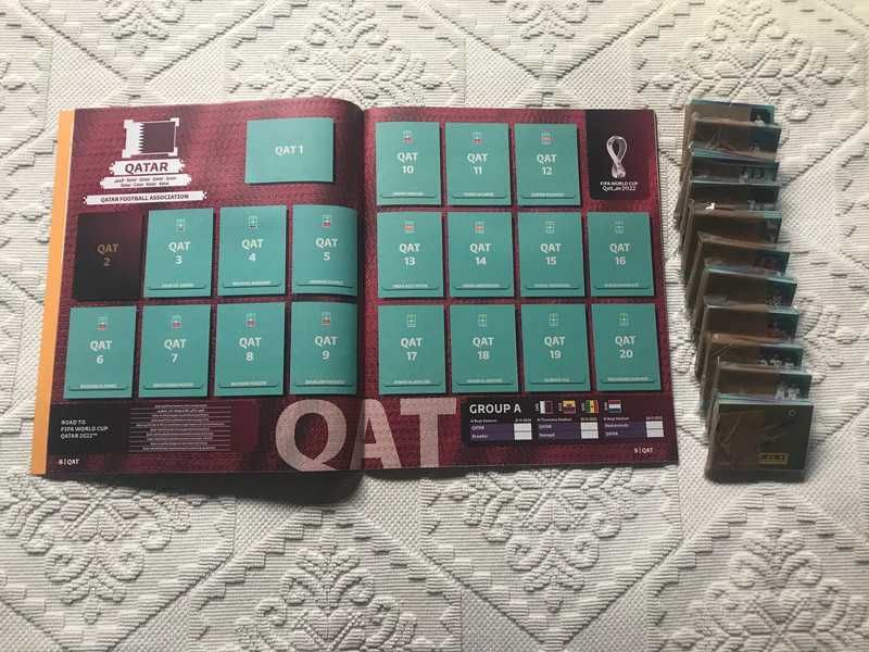 Caderneta completa do mundial Qatar 22