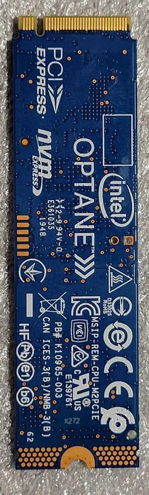 SSD Intel Optane H10 16GB+256GB 3D QLC NAND NVMe PCI-E 3.0 4x M.2
