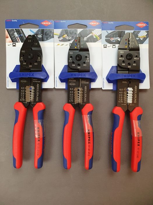Knipex для опрессовки и обжима контактных гильз.Прес- кліщі