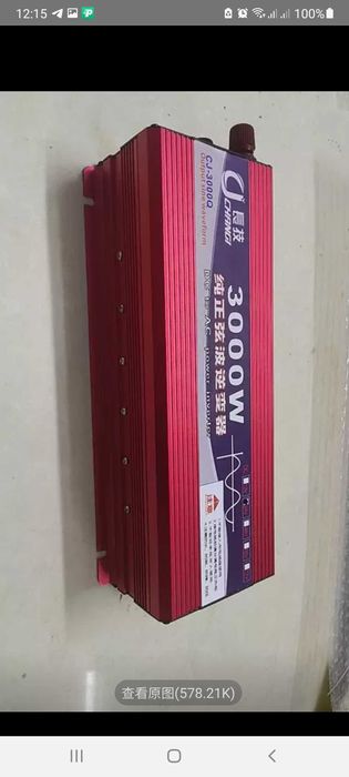 Инвертор с чистым синусом хорошего качества 3000Вт с защитой..