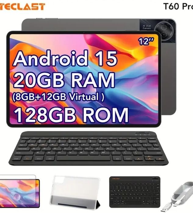 Планшет  T60 Pro 12"  LTE/8000mAh/Helio G99/RAM 8GB+12GB/ROM 128G