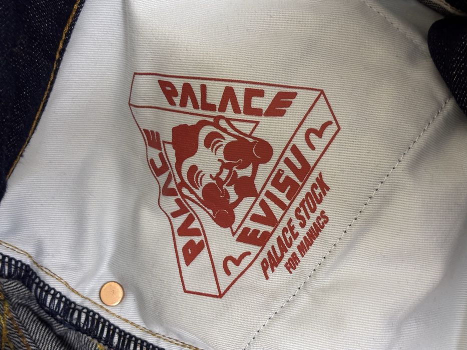 Джинсові реп Шорти Evisu x Palace Y2K style