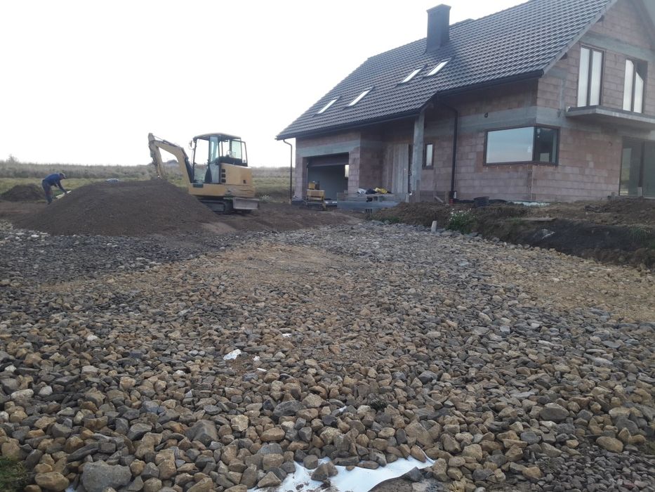 Budowy dróg  parkingów,  utwardzenie terenu