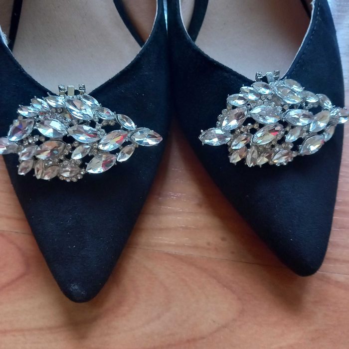 Klipsy do butów  kryształki