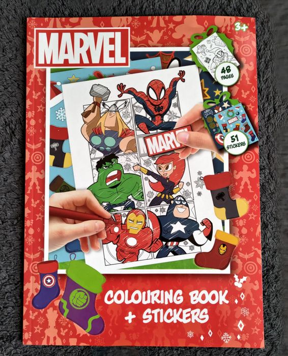 Kolorowanka maluchowe malowanie Marvel