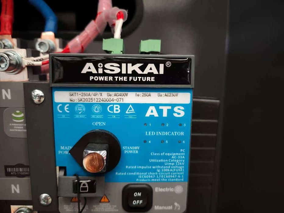 Agregat 80 kW Wyciszony ATS + AVR Generator Prądu Silnik Ricardo
