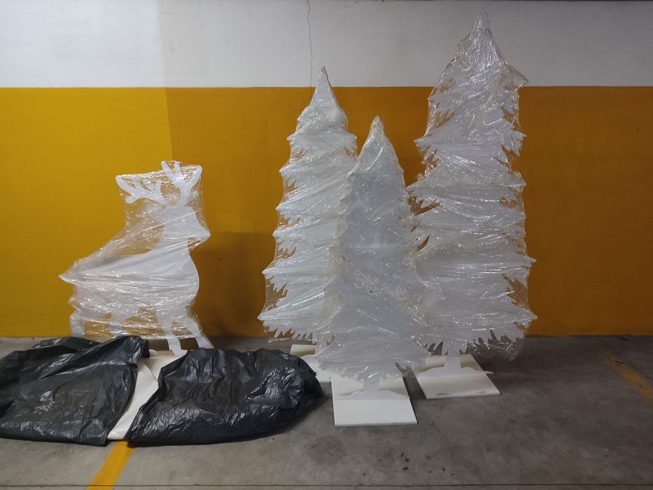 Decoração de Natal em madeira