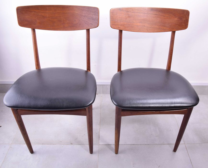 Zestaw 5 krzeseł duńskich cena za sztukę Schøning & Elgaard 82x48x48cm