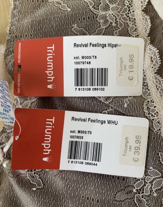 Шикарный набор комплект Triumph размер S-75B