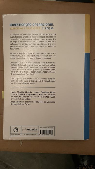 Livro Investigação Operacional