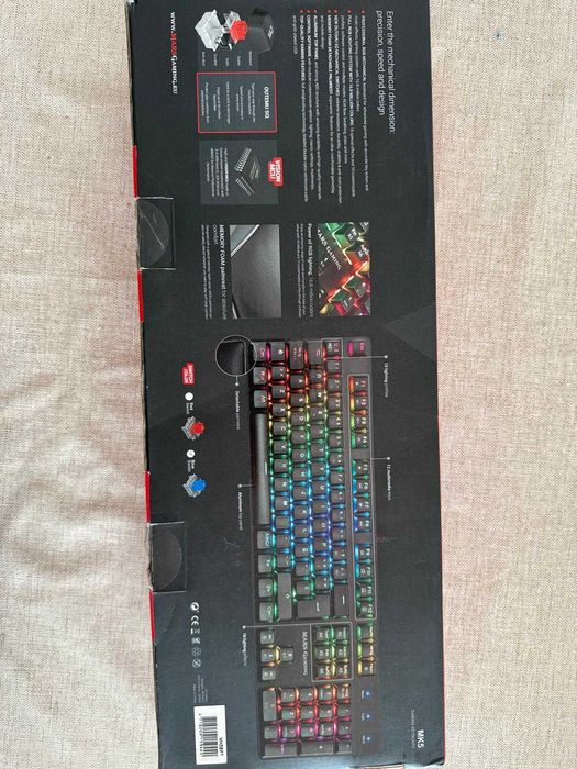 Mars Gaming MK5 RGB switches azuis