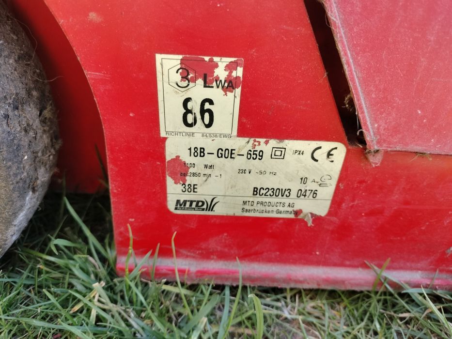 Kosiarka elektryczna  Wolf 38e 1100 W