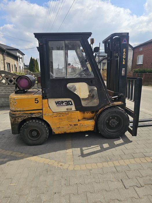 Wózek widłowy EAGLE HALLA NISSAN  HDF30 3300mm 3t LPG  3 sekcje Transport