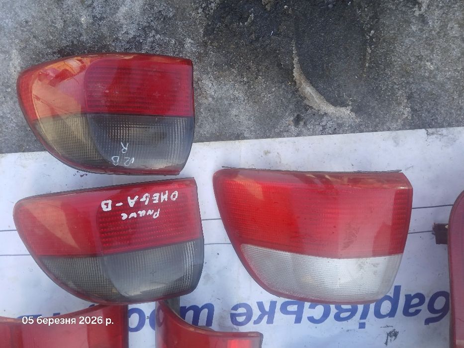 Фонарі фари задні опель астра седан зафіра  вектра меріва омега комбо