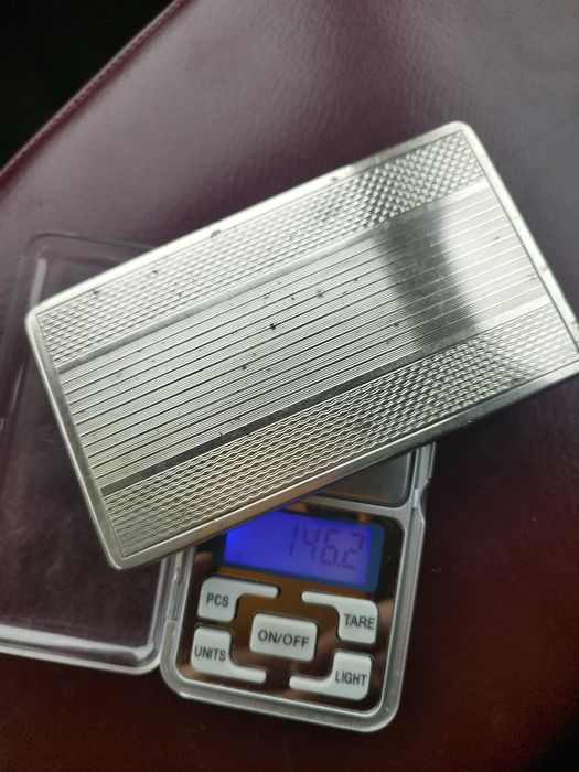 Papierosnica duża M1 SREBRO