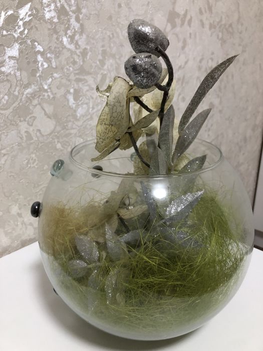 Декоративна ваза акваріум