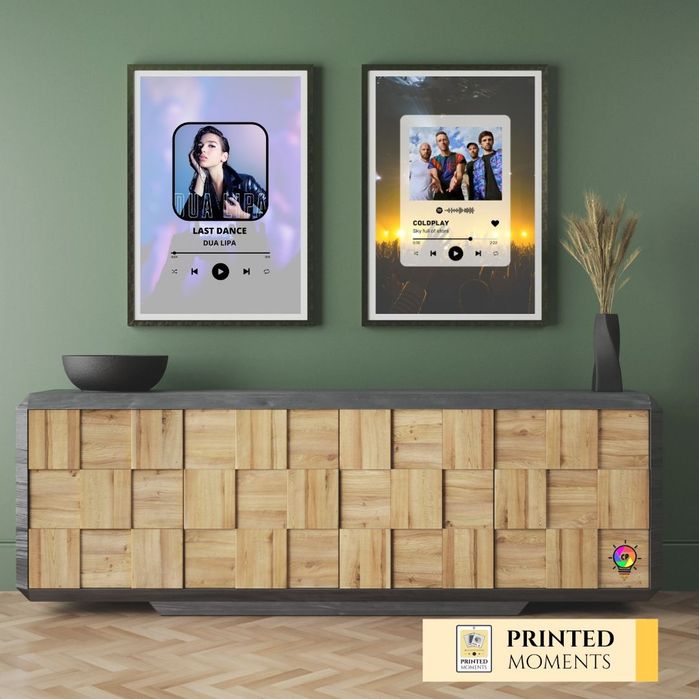 Placa Spotify Led + Modelos poster e quadro - presente natal