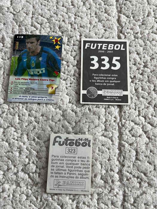Pack Cromos do Figo