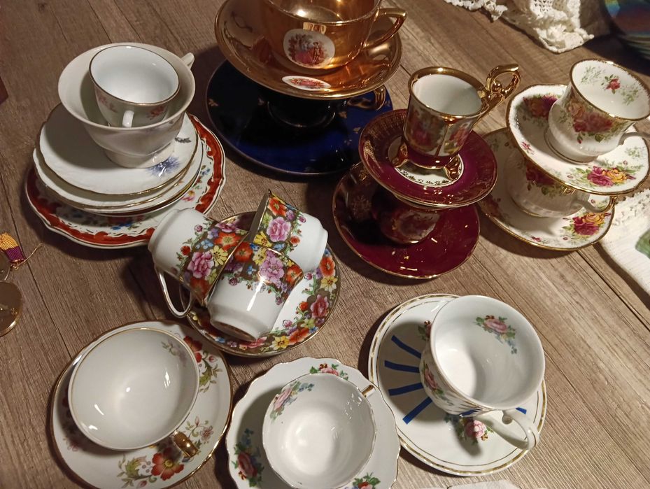 Chávenas antigas coleção