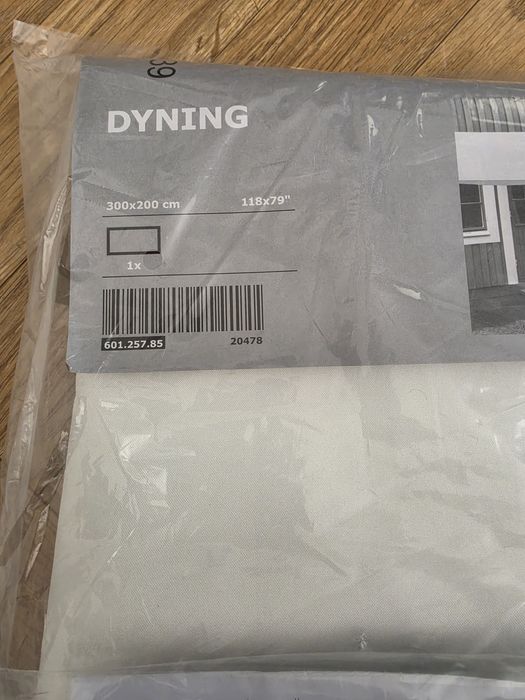 IKEA DYNING Baldachim biały 300x200 cm