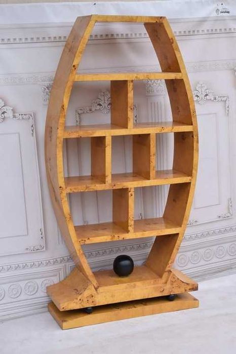 Duża Komoda Regał Art Deco - Szafka - Pomocnik - Biblioteka Francja