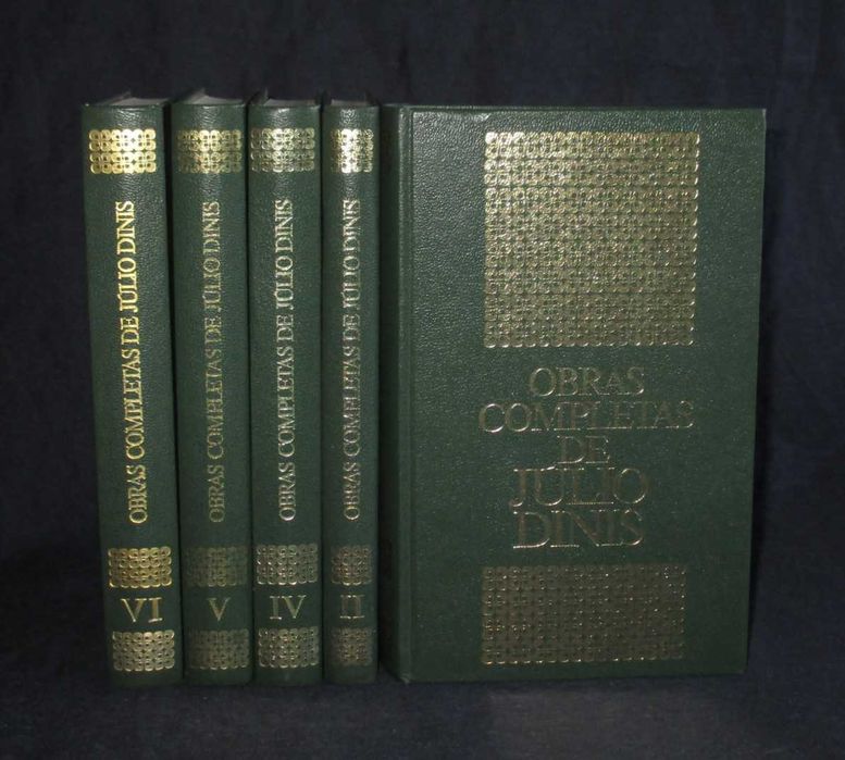 Livros Obras Completas de Júlio Dinis Poesias Teatro Fidalgos Serões