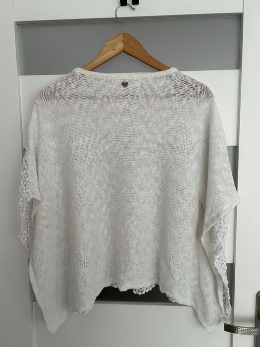 Biala bluzka w stylu kimono ONLY rozmiar S