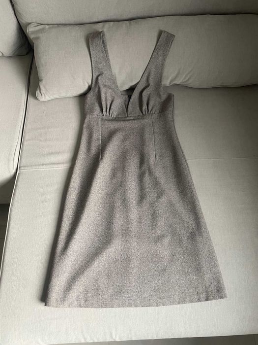 Elegancka brązowa sukienka rozm. 36