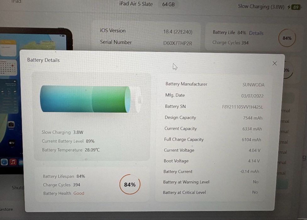 Ipad air 5 64 gb cellular