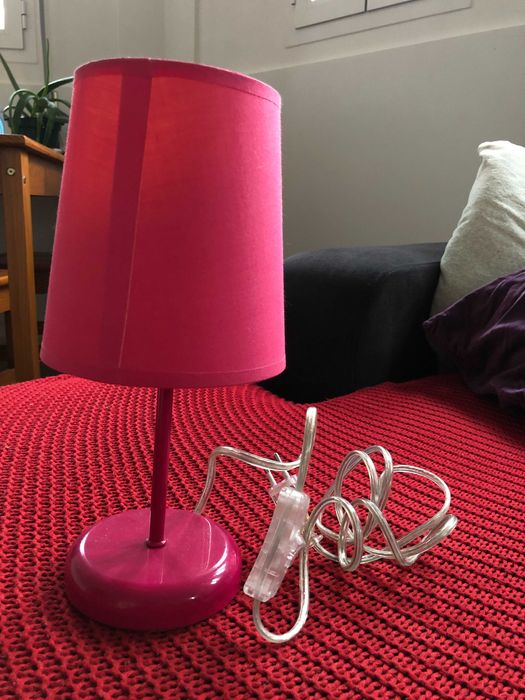 Luminária Cor de Rosa