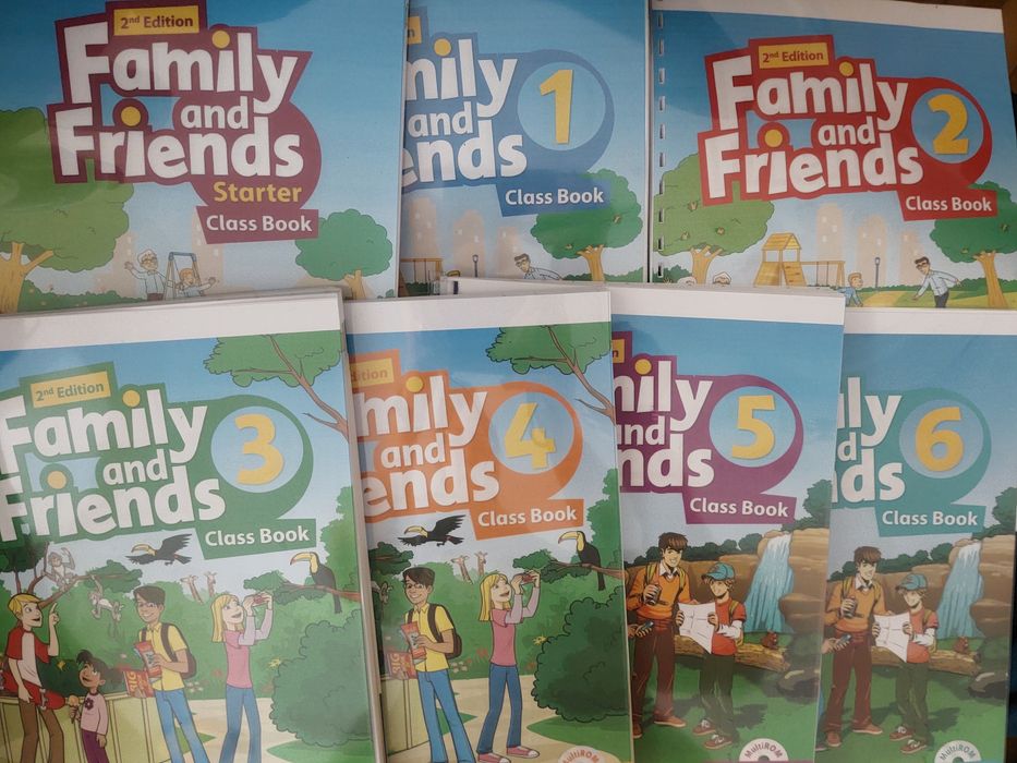 Family and Friends англійська мова (3шт) Start, 1, 2, 3, 4, 5, 6