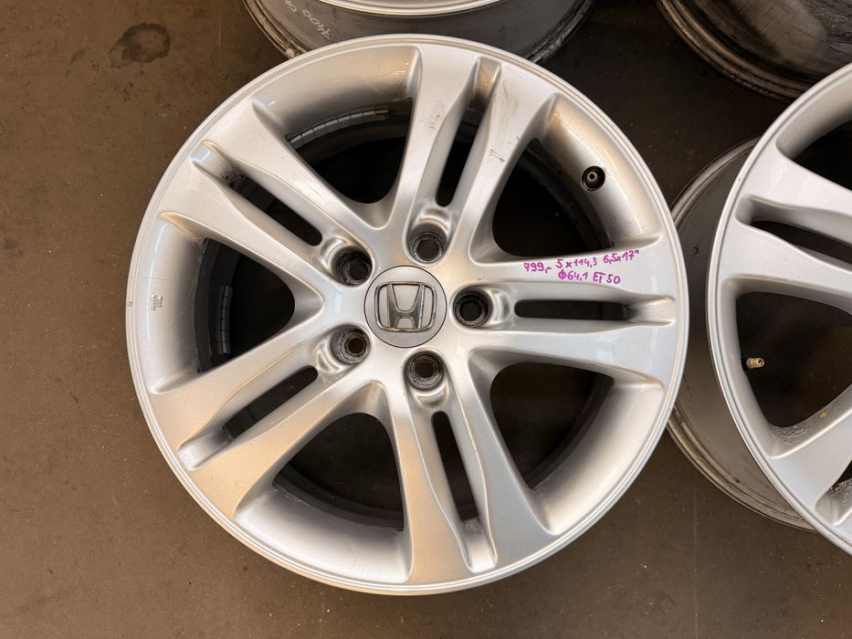 Felgi aluminiowe 17” 5x114,3 Honda