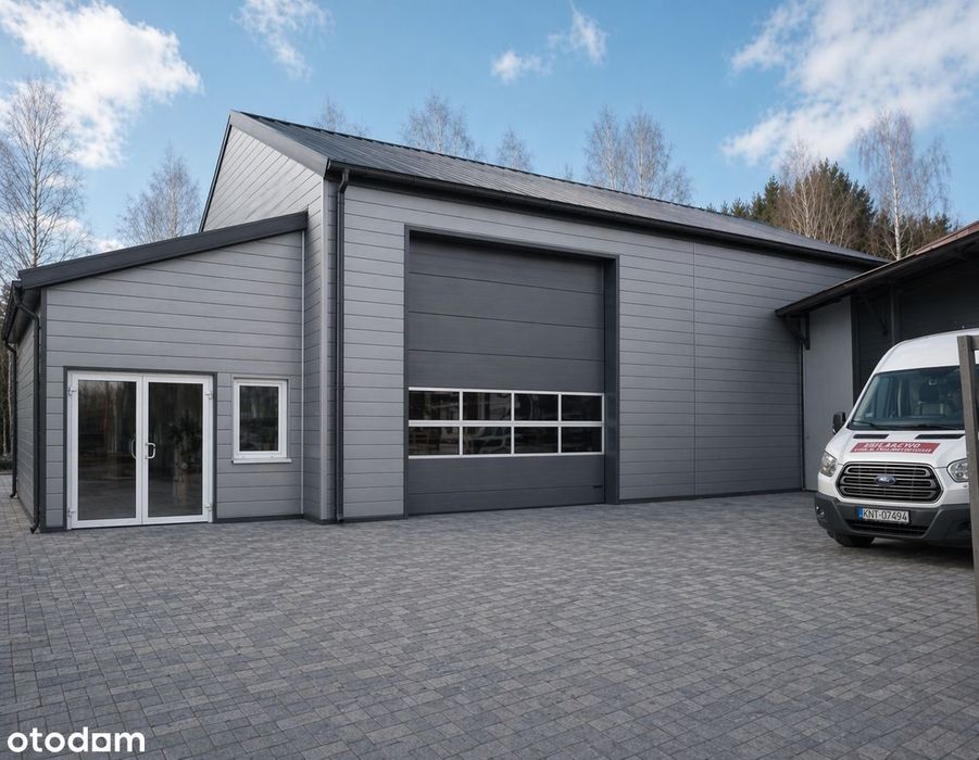 Hala Magazyn Warsztat 260m2+185m2+120m2+Biuro+piętro Kajetany pod Wwa