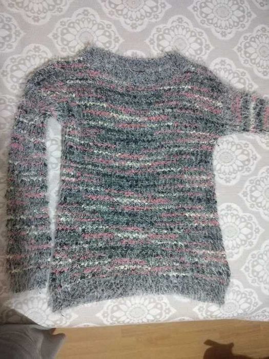 Camisola de malha felpuda