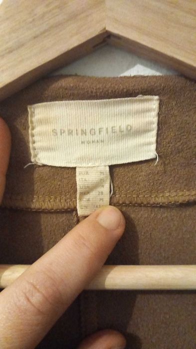 Cardigan aberto com franjas, Springfield-M