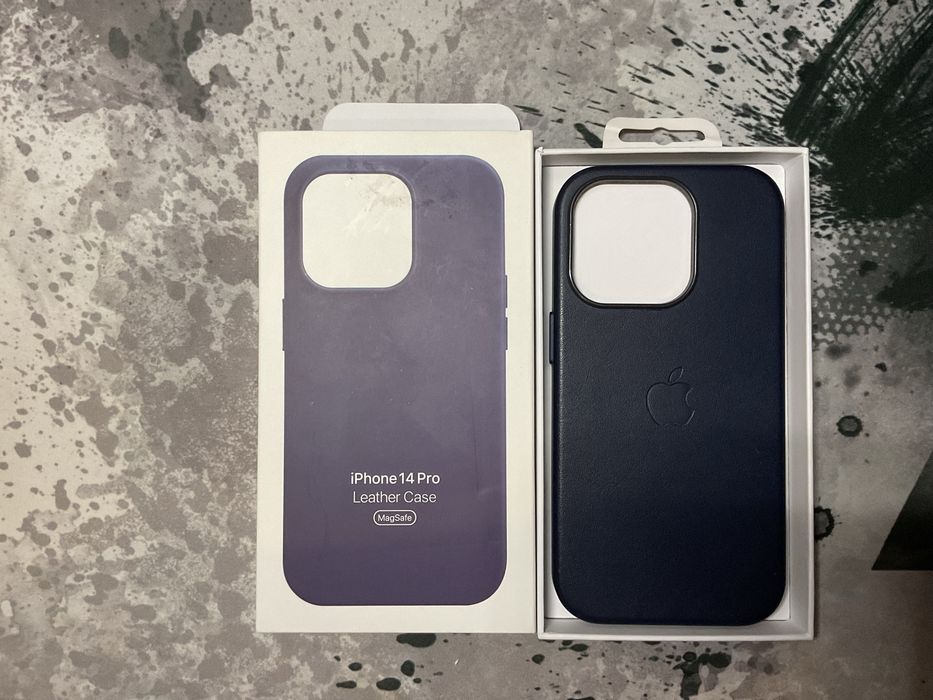 Кожаный чехол для iphone 14pro