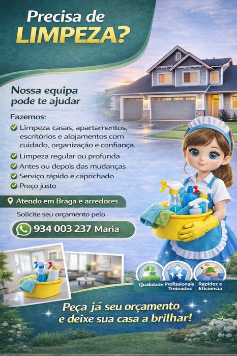 Limpeza serviços domesticos