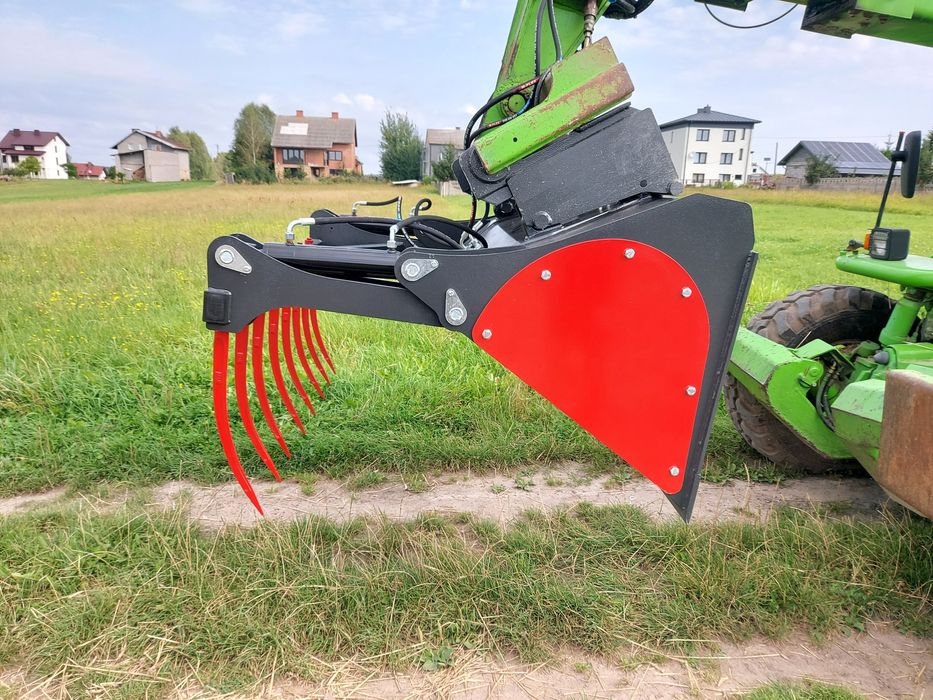 Łyżko-krokodyl widło-krokodyl do obornika na Tura lub Ładowarkę