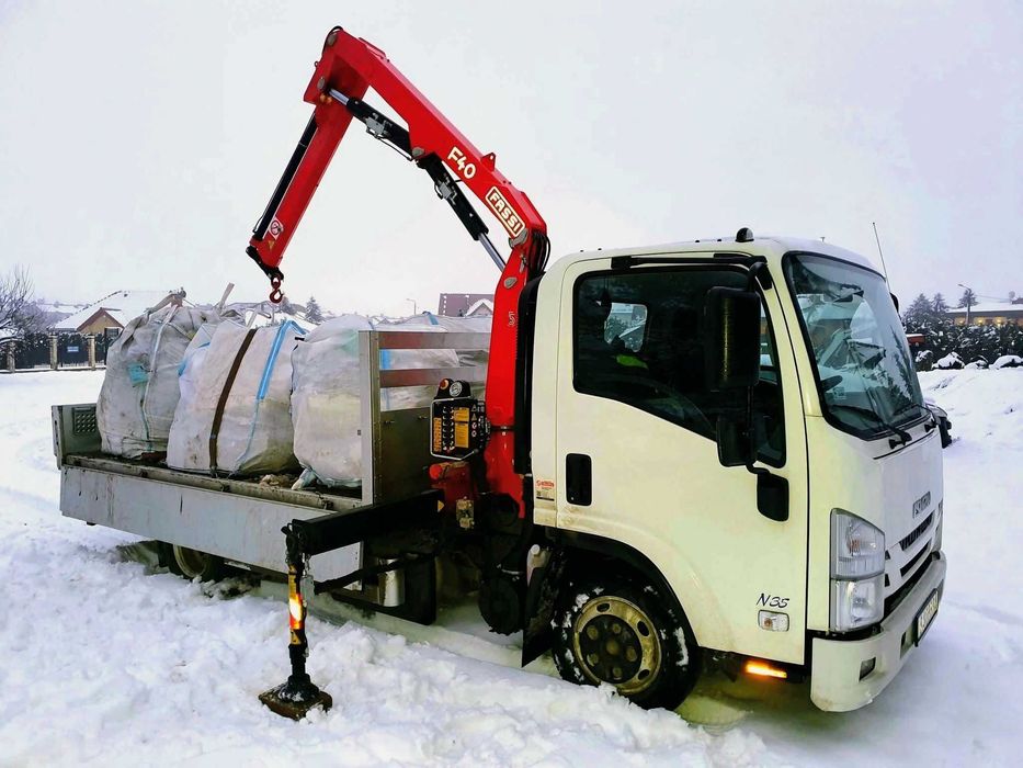 Transport HDS i Wywrotką, Przywóz Kruszywa, Wywóz Ziemi i Worków BigBag. Przewóz towarów na paletach.